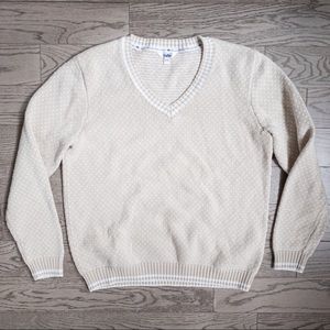 *SOLD* vintage cotton hearts sweater